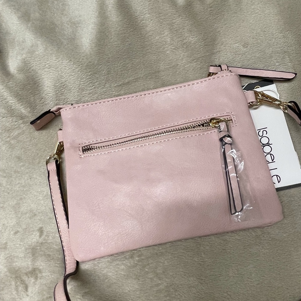 Crossover bag.  NWT.  Soft pink (Perfect with Lilly Pulitzer!)